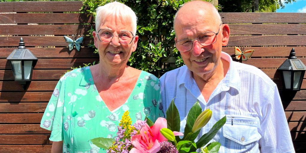 Diamanten bruidspaar Wim en Annie Berkhout-Ivens