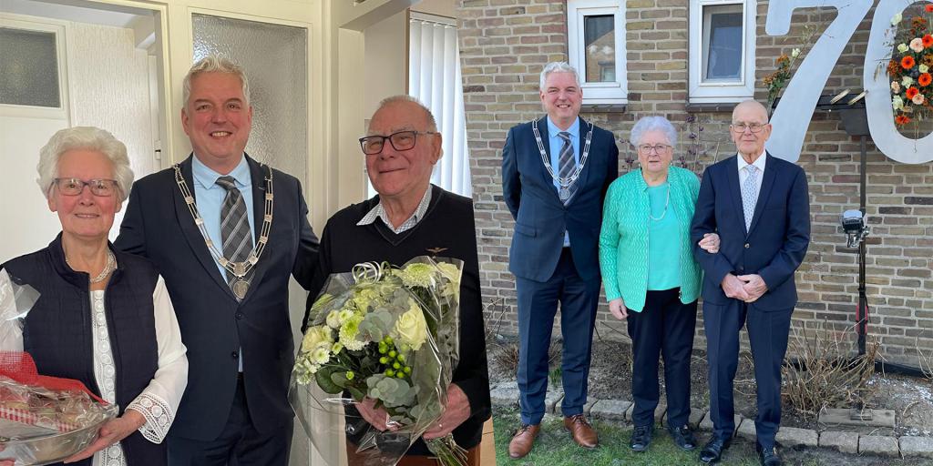 Twee jubilerende bruidsparen in Schimmert