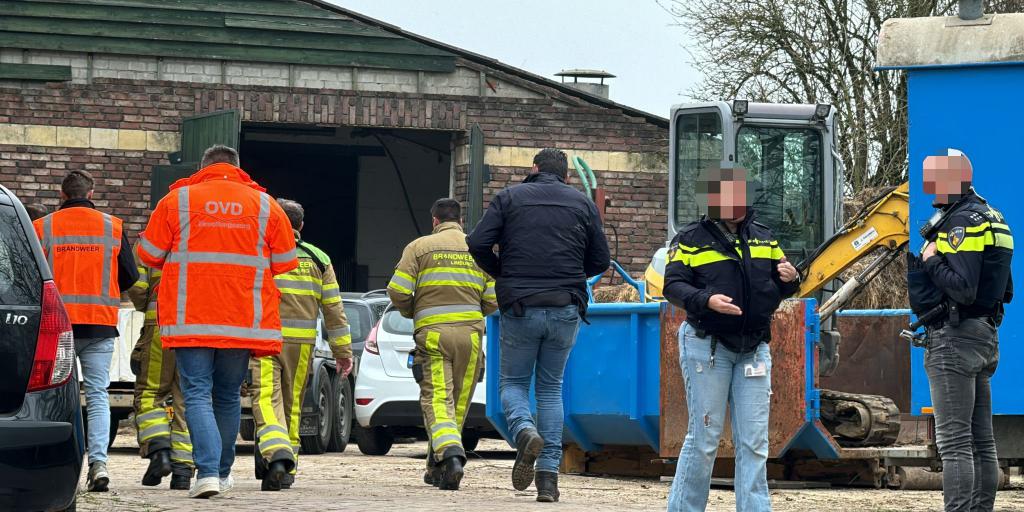 Drugslab ontdekt in schuur in Schimmert