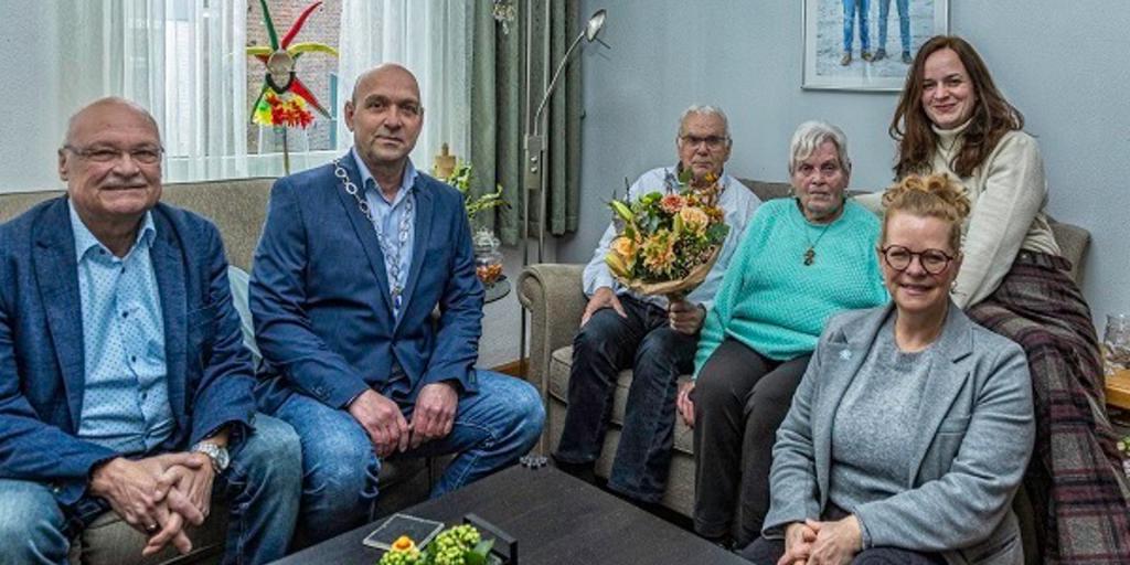 Diamanten bruidspaar in Simpelveld