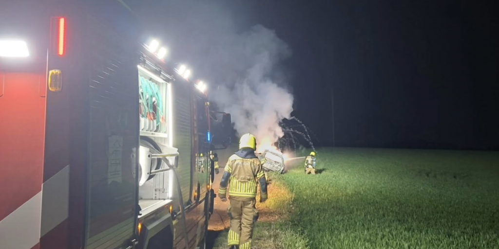 Autobrand Doenrade: politie gaat uit van brandstichting