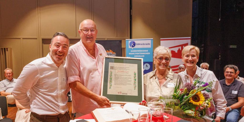 Gouden Erepenning voor Jo Schlangen