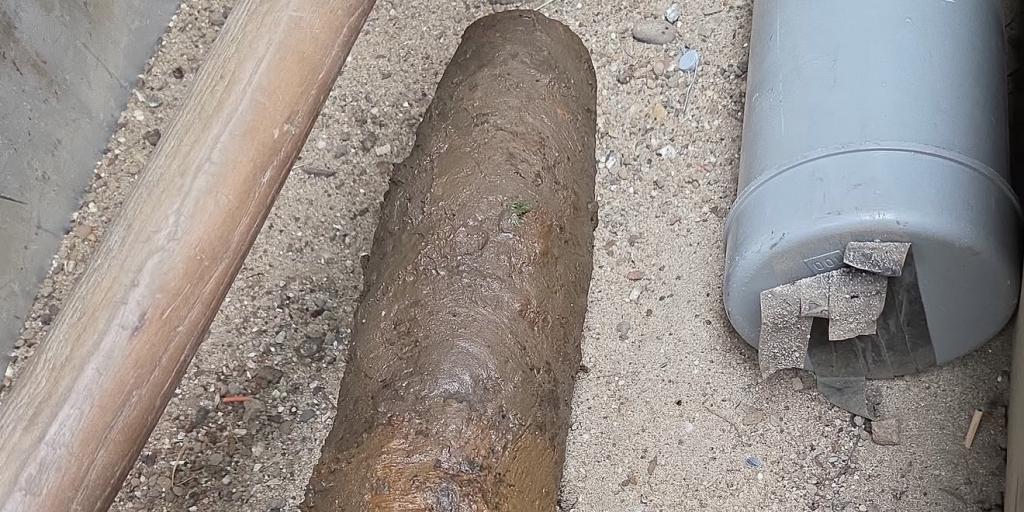Granaat uit Tweede Wereldoorlog gevonden in Rimburg